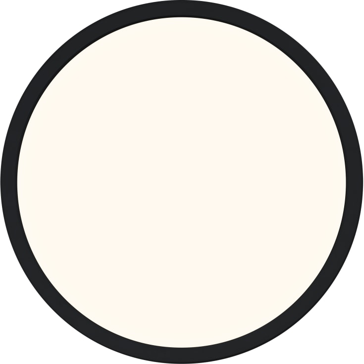 Nordlux Oja Bath dimbar plafond, kelvinskift, svart, Ø29 cm