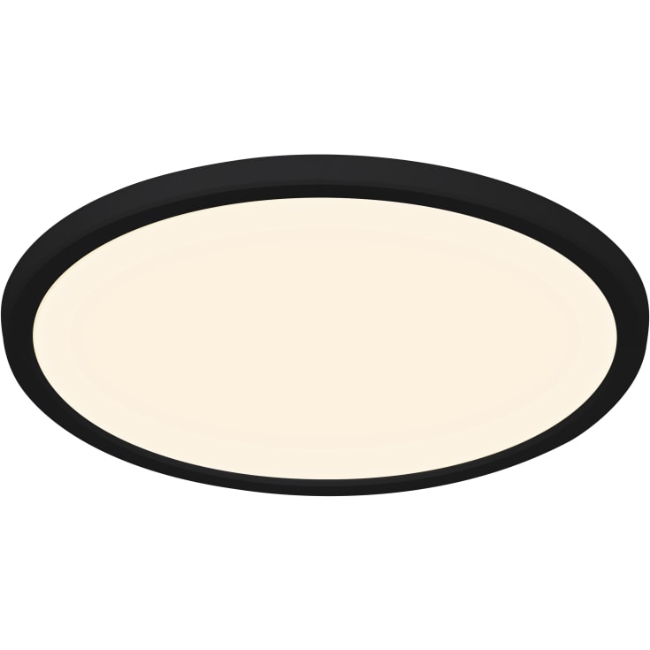 Nordlux Oja Bath dimbar plafond, kelvinskift, svart, Ø29 cm