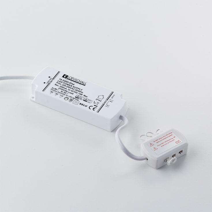 Loevschall F14-320D LED driver m/6 udtag - dæmpbar