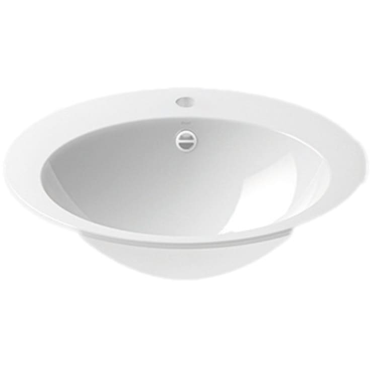 Alape EB O600H håndvask, 60x50 cm, hvid