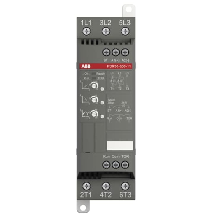 Mykstarter 15kW 400V 30,0A 24VAC/DC inkl. By-pass PSR30-600-11