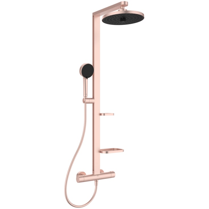 Ideal Standard Alu+ brusesæt, vandbesparende,  rosa guld