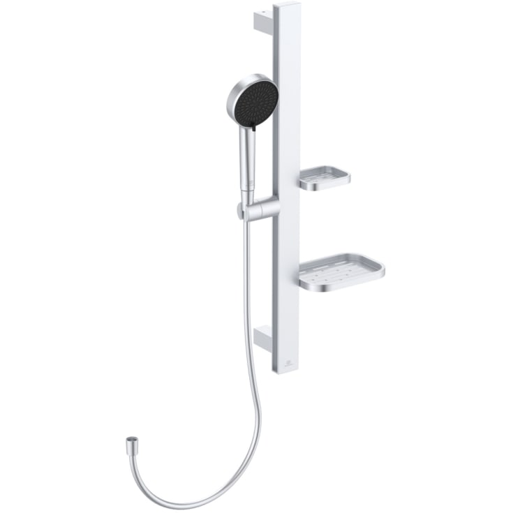 Ideal Standard Alu+ brusesæt, vandbesparende,  sølv