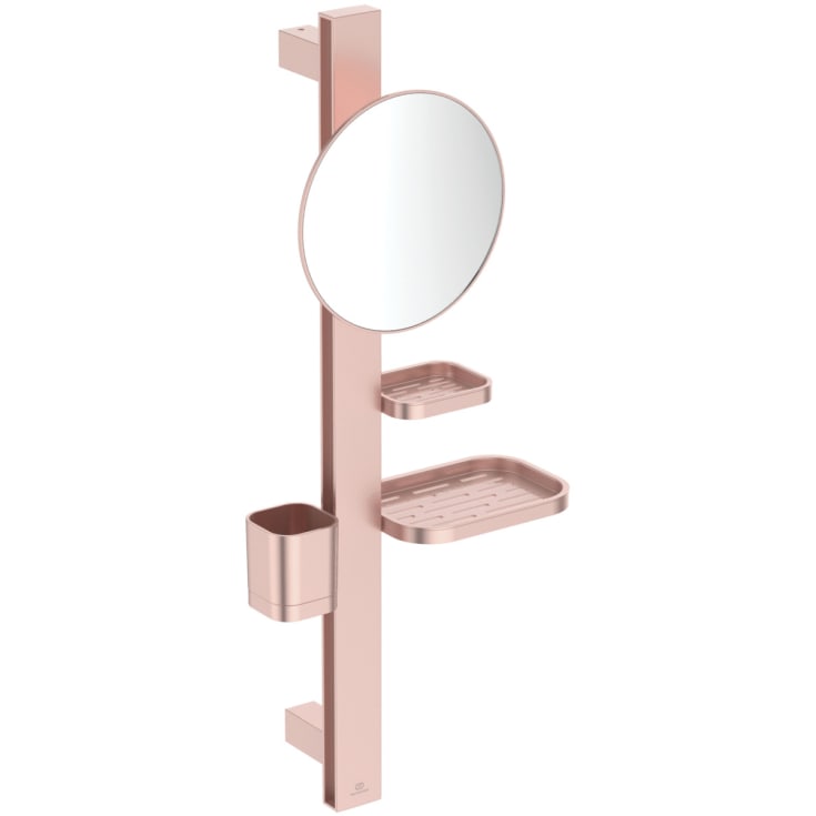 Ideal Standard Alu+ hylle med speil, rosegull