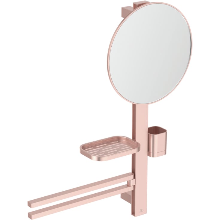 Ideal Standard Alu+ hylle med speil, rosegull
