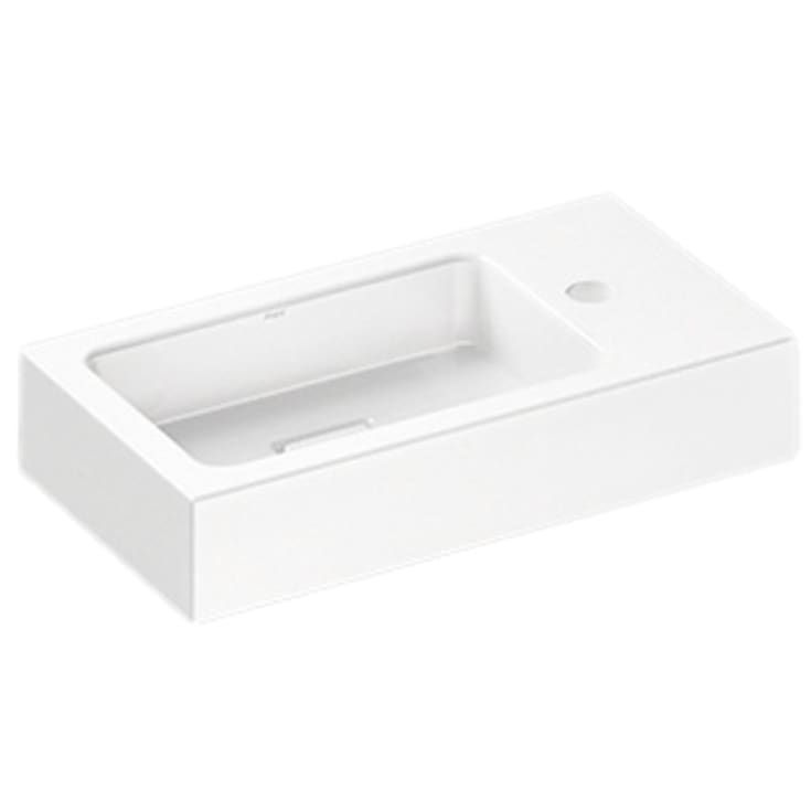 Alape Xplore.S servant, 50x26,8 cm, venstre, hvit