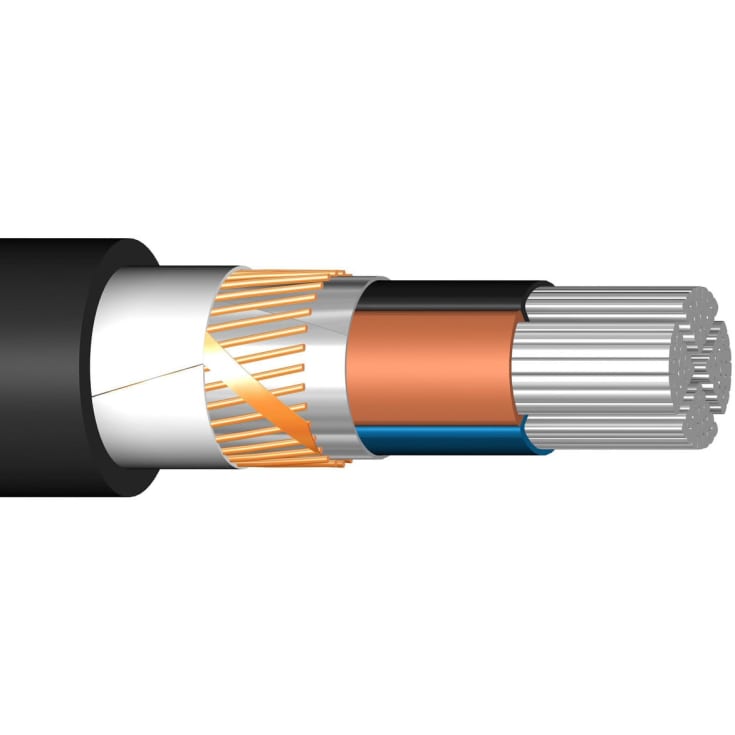 Kabel AXQJ 4x35/16 DCA, Sort, T500