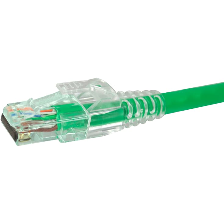 Simply45 RJ45 Pass-Through stik CAT6 UTP CAP45 uskærmet, 100 STK