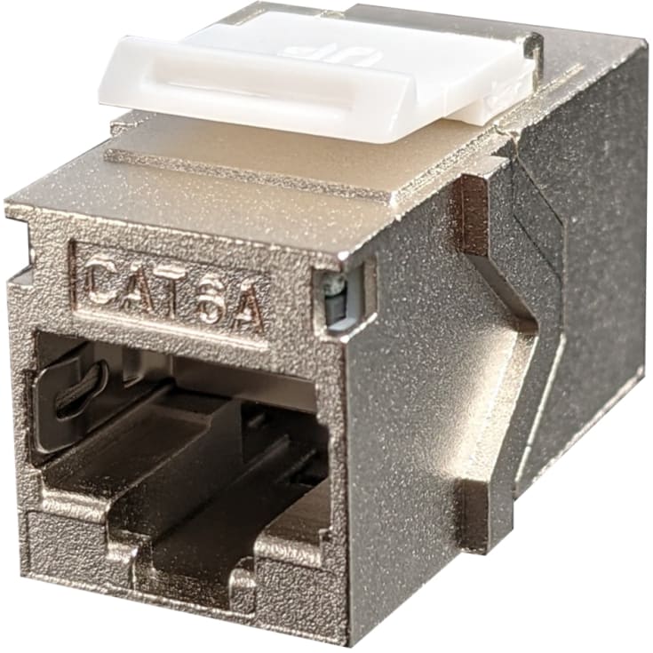 Simply45 RJ45 keystone konnektor, CAT7A/6A, skærmet