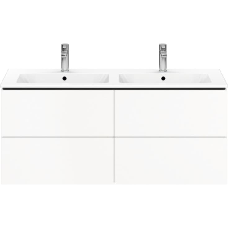 Duravit L-Cube underskåp, 129x48 cm, matt vit
