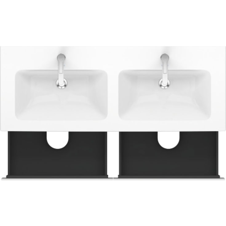 Duravit L-Cube underskab, 129x48 cm, mat hvid