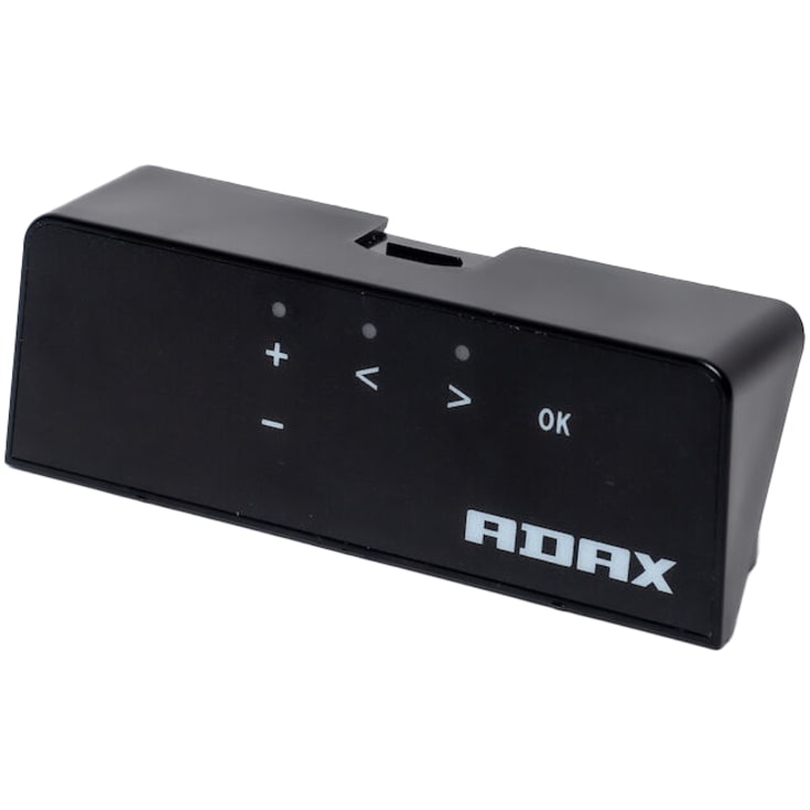 Adax termostat, digitalt display, svart
