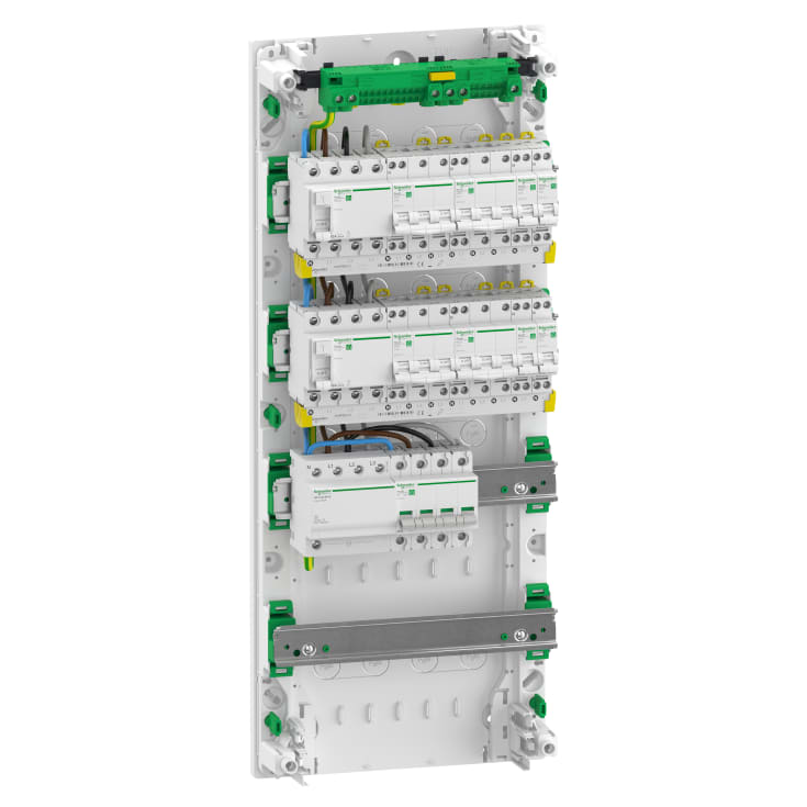 Boligsentral Resi9 4R 2xRCD, 4x1PN, 4x3PN MCB, R9HPDK42044