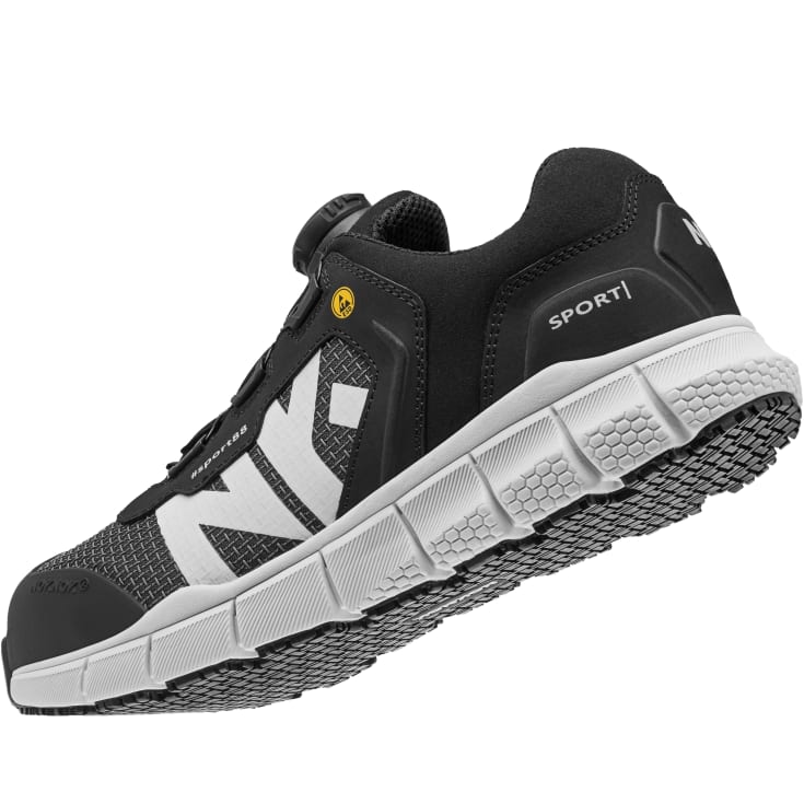 NokNok sikkerhedssko Sport88, MOZ wirelukning, metalfri, str. 41