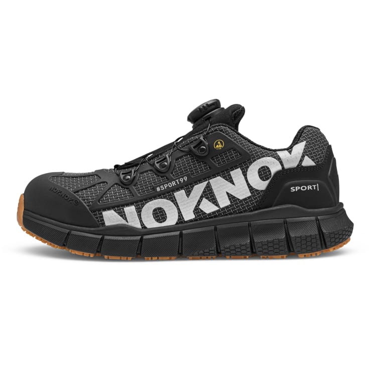 NokNok sikkerhedssko Sport99, MOZ wirelukning, metalfri, str. 42