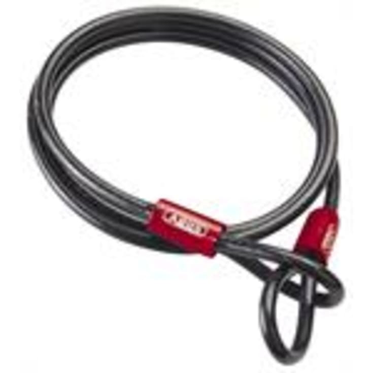 Abus Cobra wire, 2 meter, sort