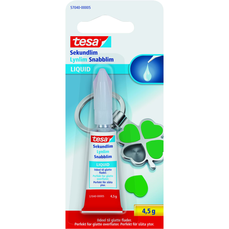 Tesa snabblim i tub, 4,5 gram