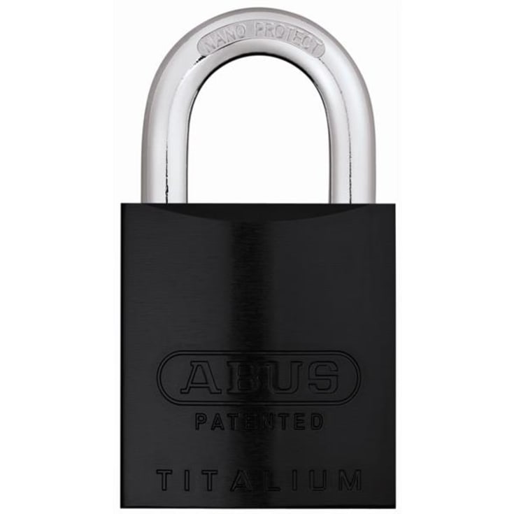 Abus 83AL/45 S-DK sort hængelås