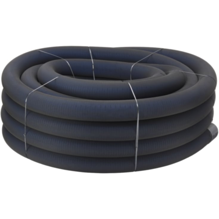50 meter Uponor PE drænrør 92/80 mm, sort filt