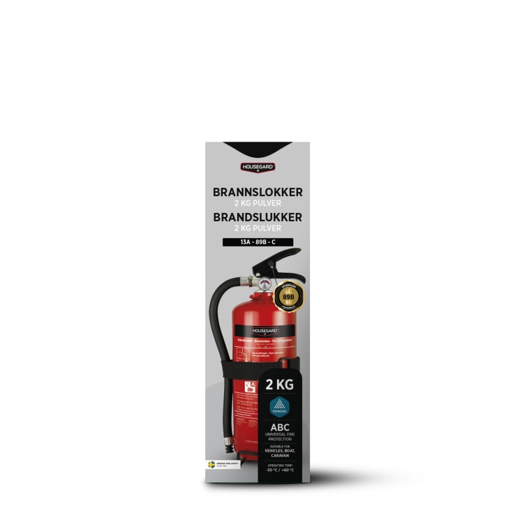 Pulverslukker - 2kg