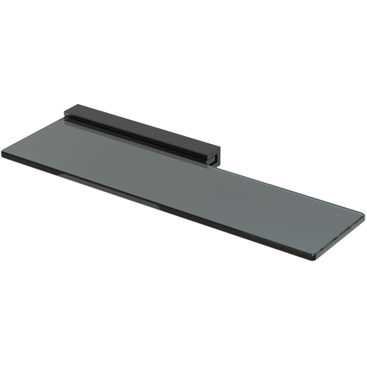 Dansani Reach glashylde, 40x13,7 cm, sort/tonet glas