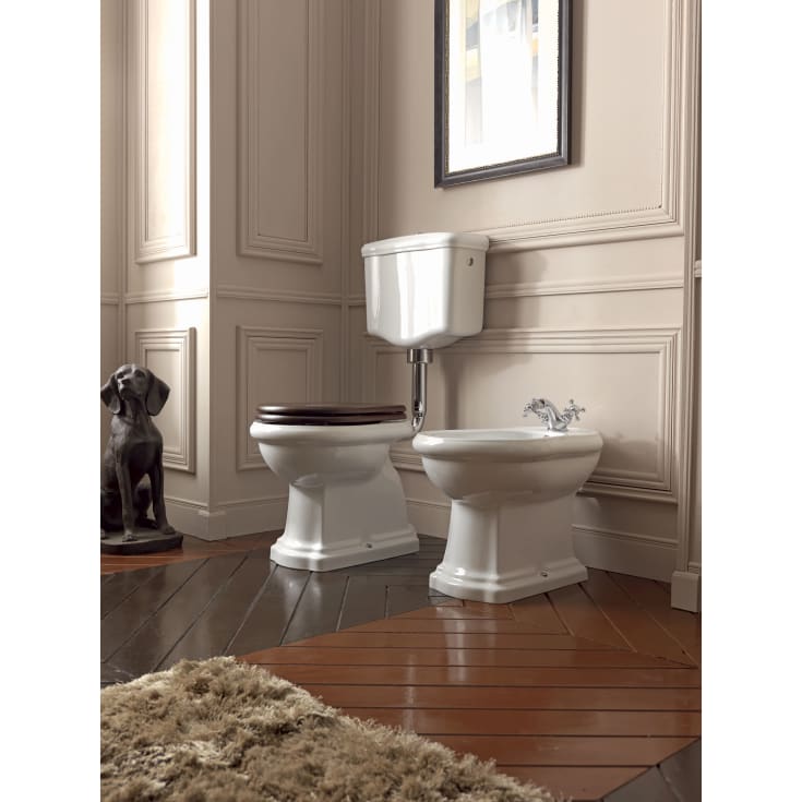 Lavabo Retro Low toilet, hvid