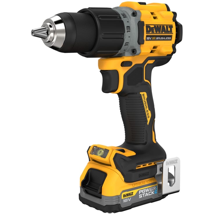 DEWALT 18 V XR bore-/skruemaskine DCD800E2T-QW, 2 x 18 V/1,7 Ah