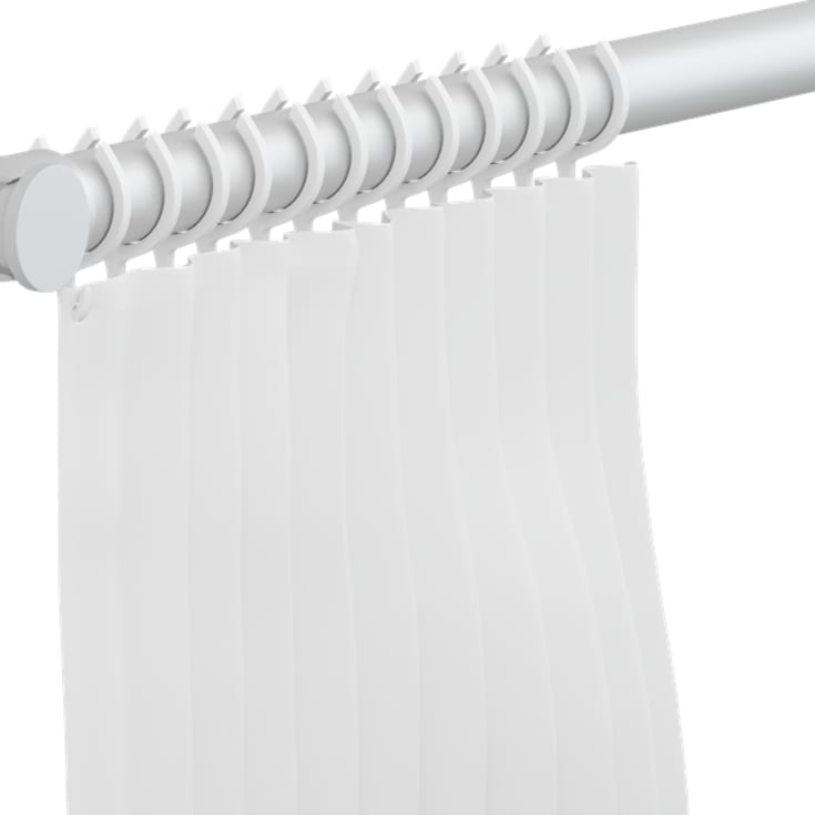 Pressalit Care duschdraperi, 180x200 cm, 2 st, vit