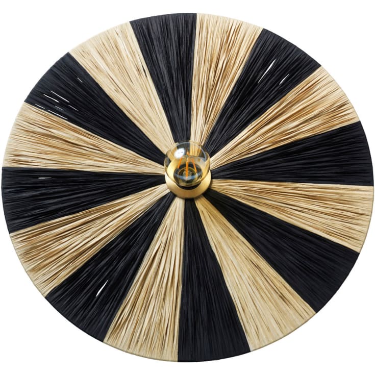 Jore Copenhagen Dott Stripes vegglampe, svart