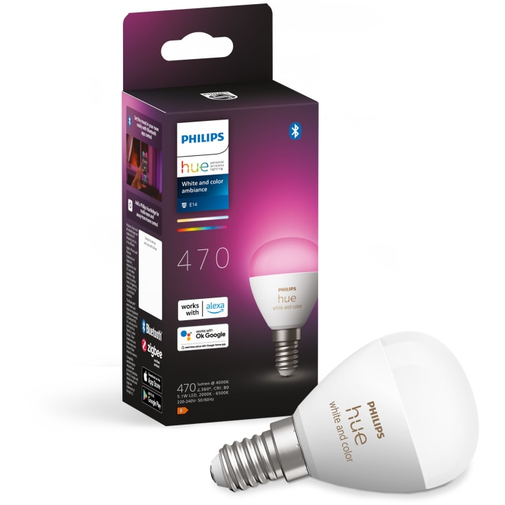 Philips Hue White Color Ambiance E14 kronepære, 1-pak