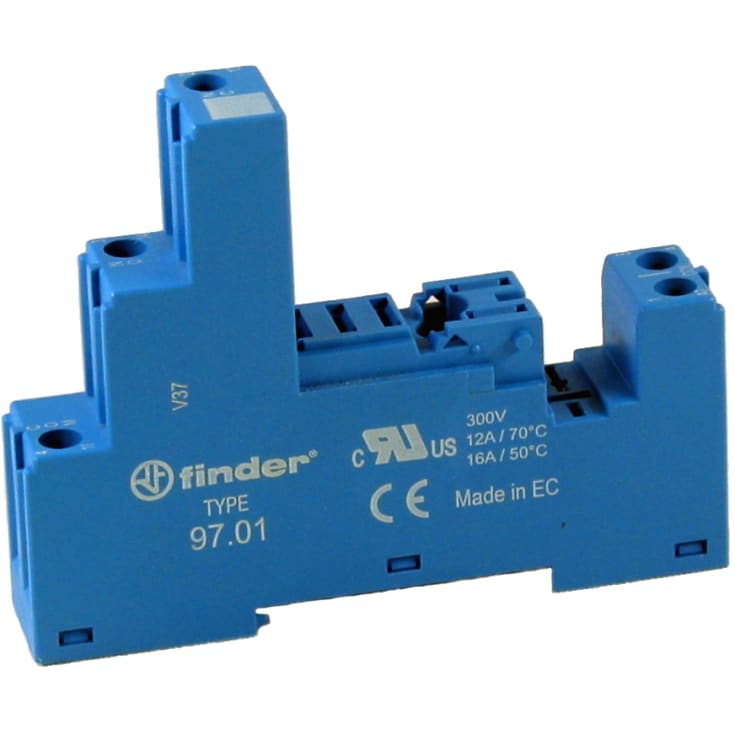 Stikkontakt for serie 46.61 Pin relé Industri 1P