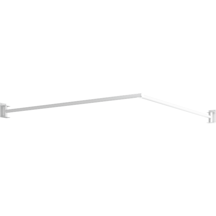 Pressalit Care badekargardinstang, 150 x 150 cm, hvit
