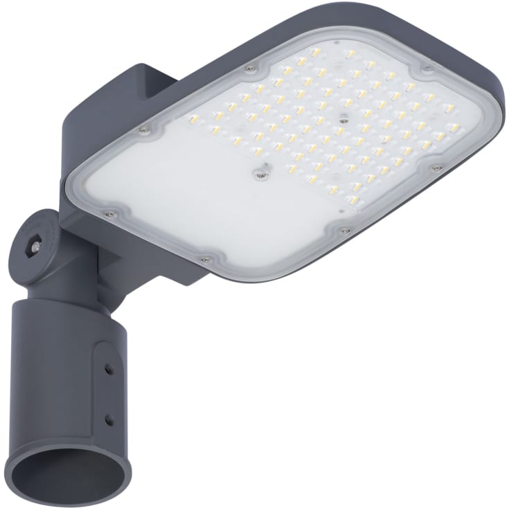 Ledv Streetlight Area S 6075lm 45W/740 Ø48-60 (xtr brstrål) grå