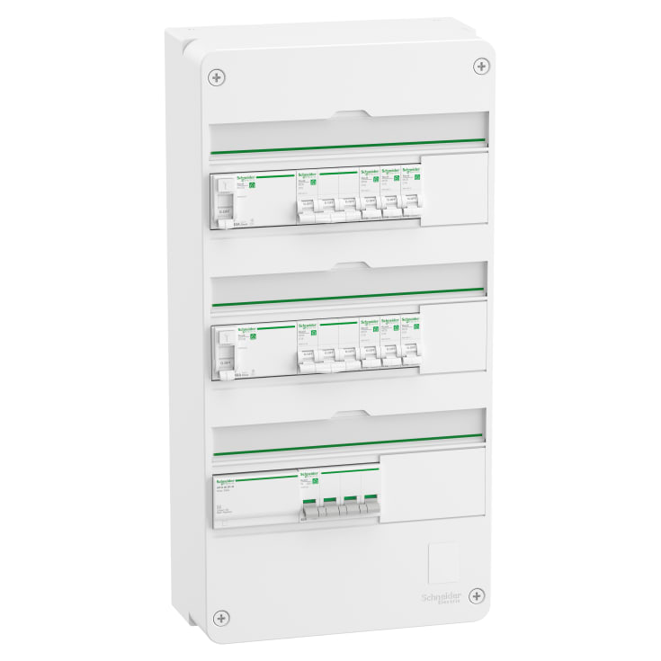 Boligsentral Resi9 3R 2xRCD, 6x1PN, 2x3PN MCB, R9HPDK32062