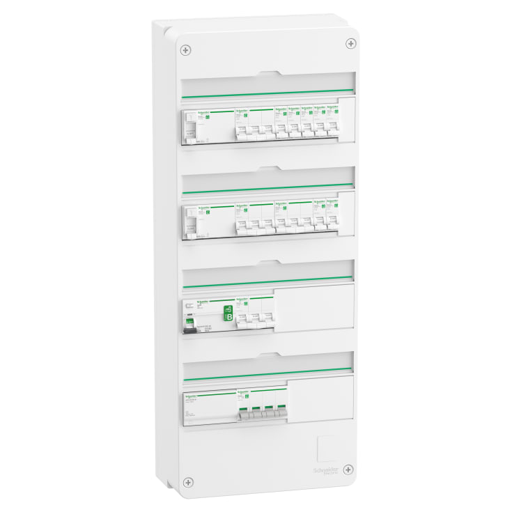 Boligsentral Resi9 4R 2xRCD, 7x1PN, 4x3PN MCB, R9HPDK42074EV