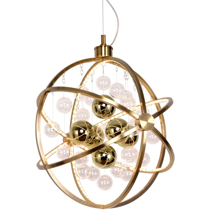 Nielsen Light Galaxy lysekrone, messing