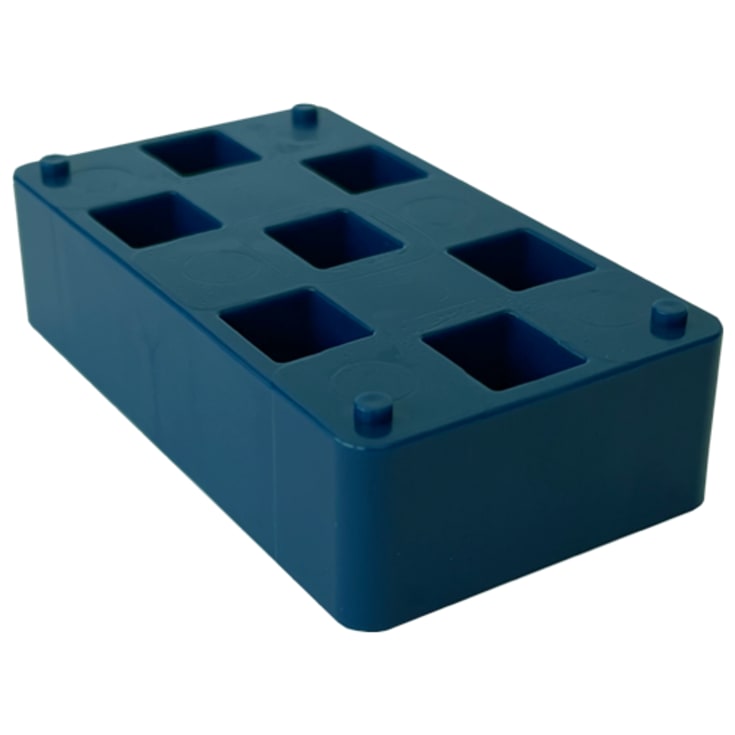 Knudsen K-Klods 45C, 20 x 45 x 80 mm, blå, 100 stk.
