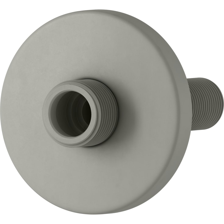Mora forskruning med rosett, 3/4"x1/2", matt grå