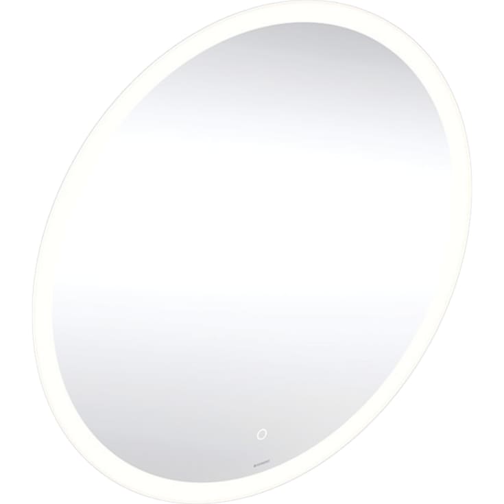 Geberit Option Round spegel med belysning, dimbar, Ø60 cm