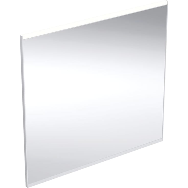 Geberit Option Plus Square speil med lys, dimbar, duggfri, 75x70 cm, aluminium