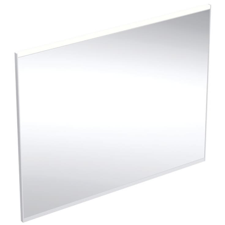 Geberit Option Plus Square speil med lys, dimbar, duggfri, 90x70 cm, aluminium