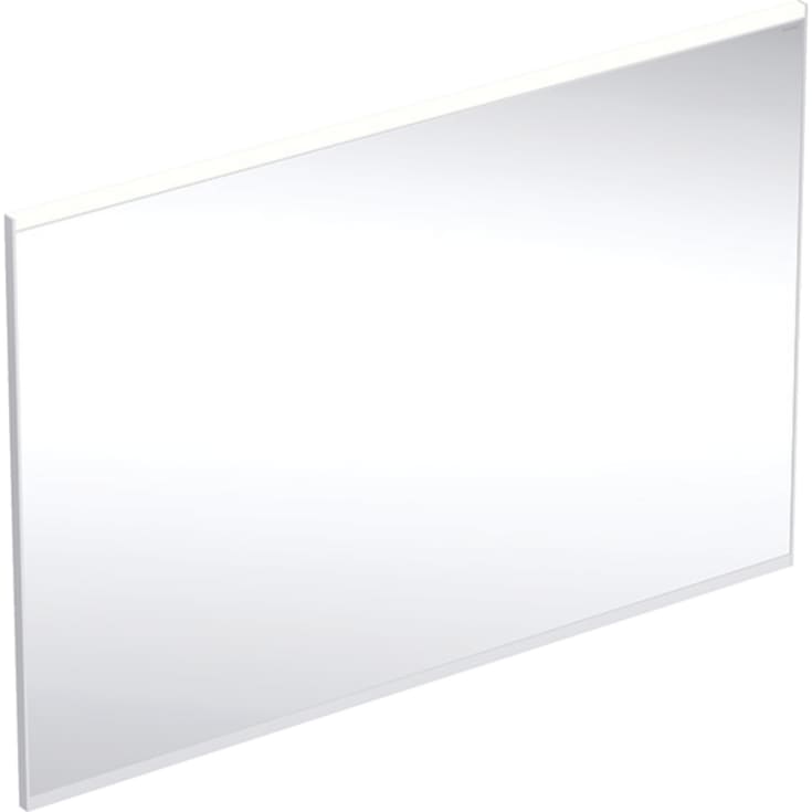 Geberit Option Plus Square spejl med lys, dæmpbar, dugfri, 105x70 cm, aluminium