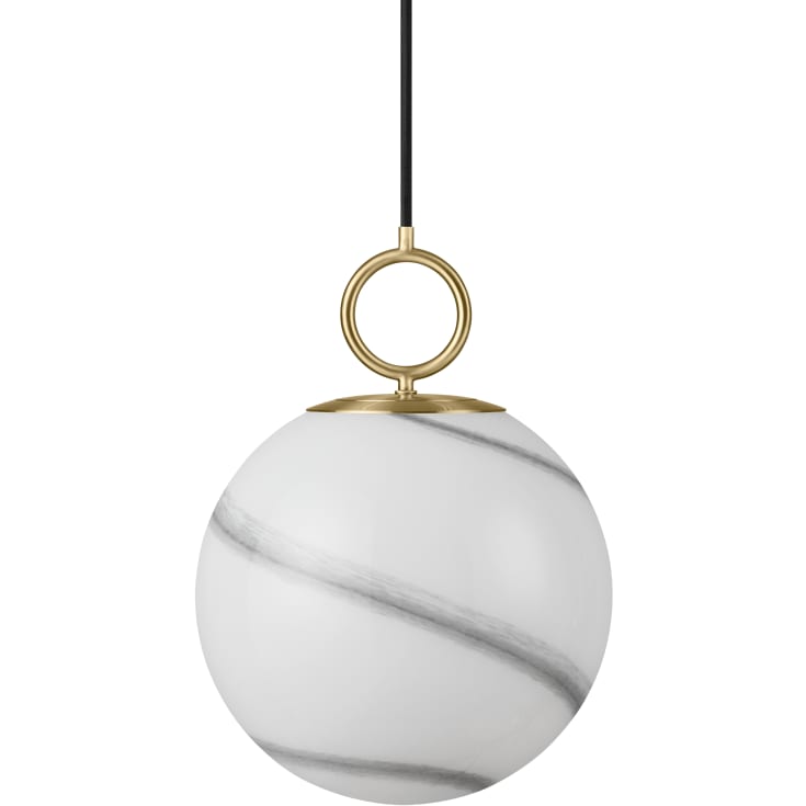 Halo Design Stockholm pendellampe, grå, Ø25 cm