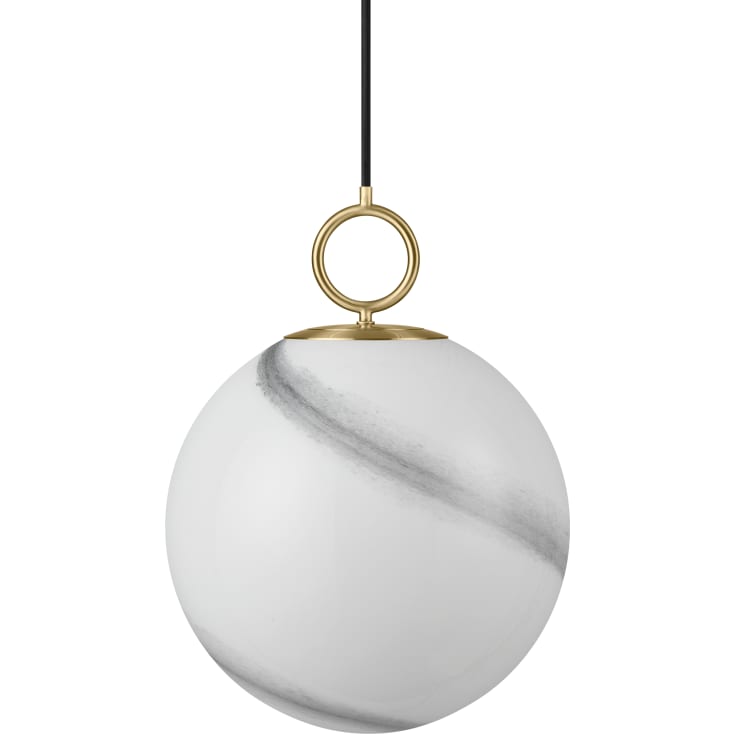Halo Design Stockholm pendellampe, grå, Ø30 cm