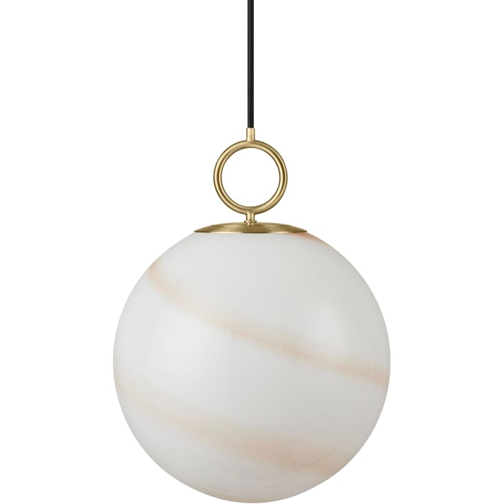 Halo Design Stockholm pendellampe, brun, Ø30 cm
