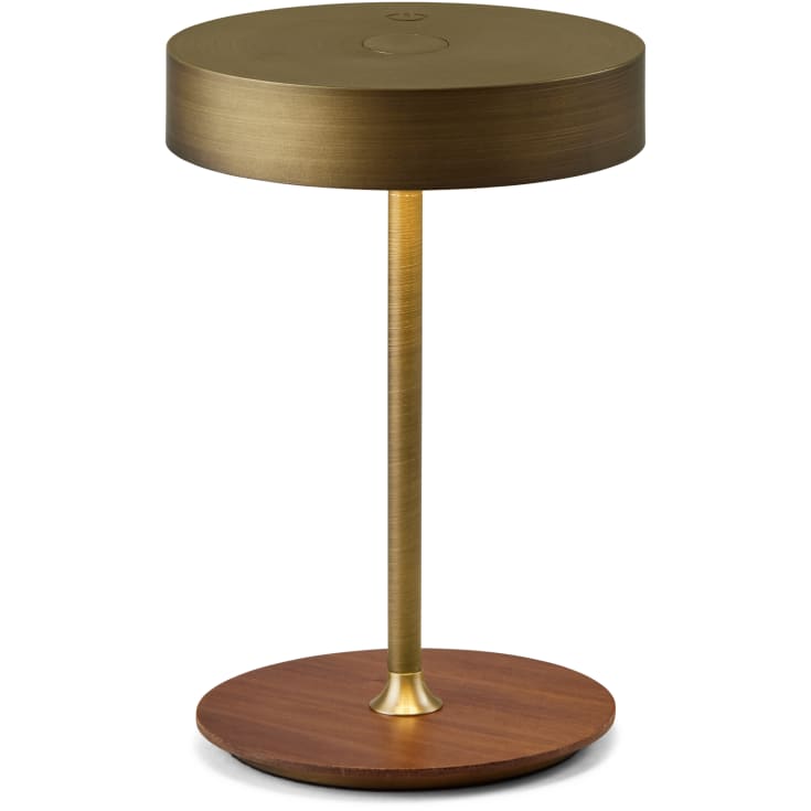 Halo Design On The Move uppladningsbar bordslampa, mässing