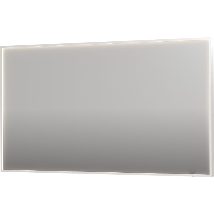 Sanibell Ink SP19 spegel med belysning, dimbar, imfri, mattvit, 140x80 cm
