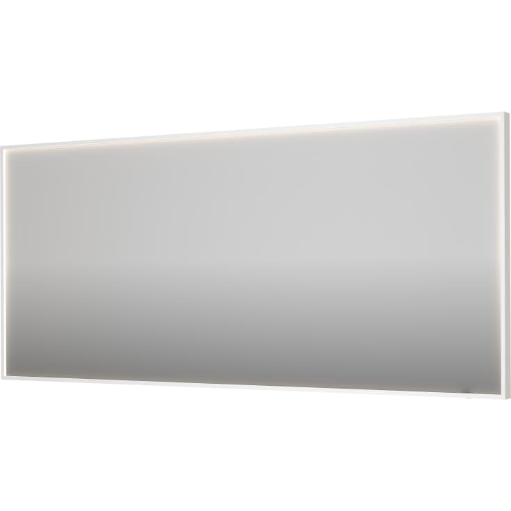 Sanibell Ink SP19 spegel med belysning, dimbar, imfri, mattvit, 180x80 cm