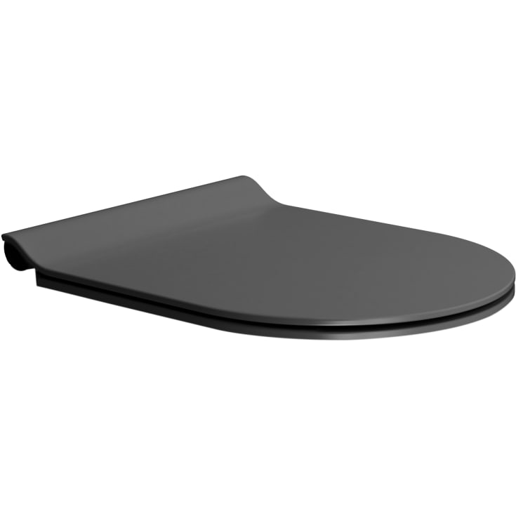 GSI toalettsete, soft close, avtagbar, matt sort