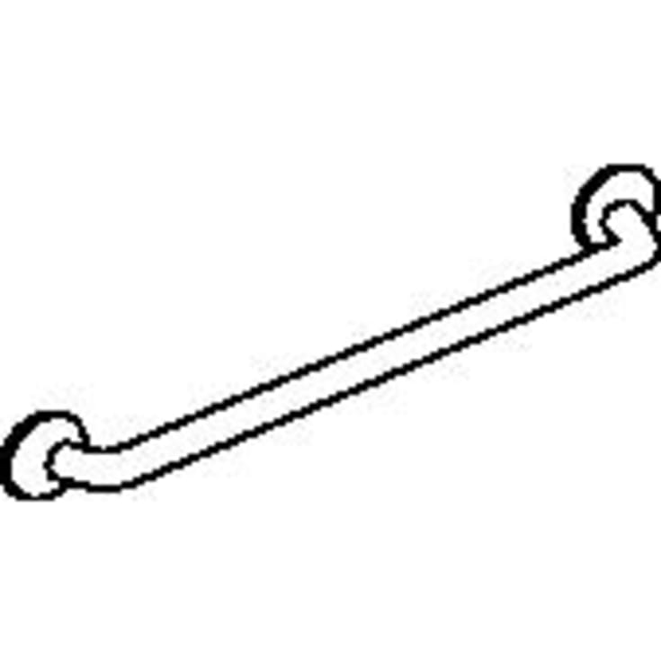 Pressalit Care Plus støttehåndtak, 100 cm, Rød